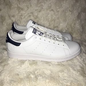 Adidas Stan Smith Vegan Leather White Navy